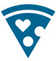 blue pizza logo